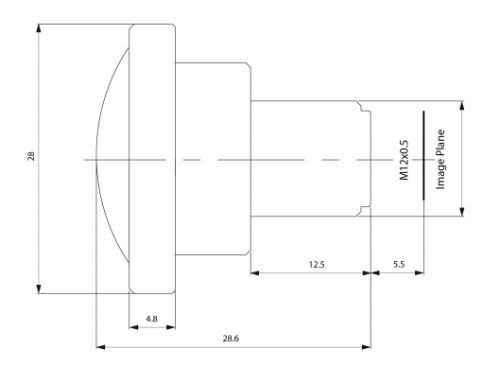TBL 1.4 5MP   Focal Length 1.4mm F 2.0 - CISopto