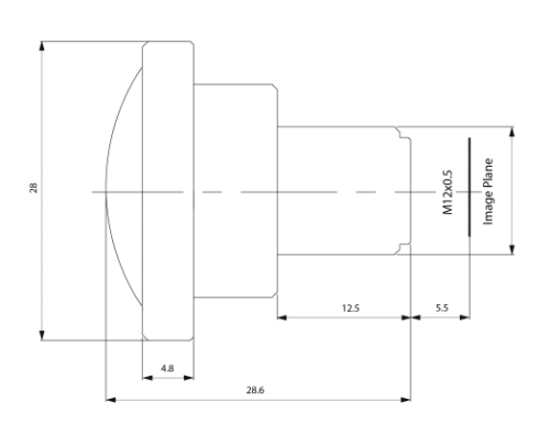TBL 1.4 C 5MP   Focal Length 1.4mm F 2.0 - CISopto